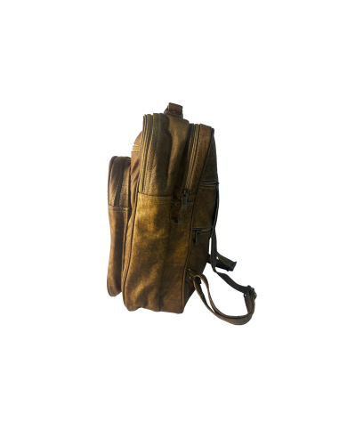 Mochila de Cuero 100% genuino para uso diario: Diseño Versátil, Funcional y con calidad Artesanal 3jcut602