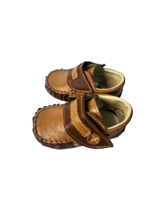 Zapatos de Bebé de Cuero Marrón 100% Genuino | Elegancia y Confort. 2