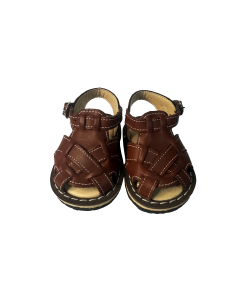Sandalias Marrones para Bebé de Cuero 100% Genuino | Comodidad y Elegancia Natural